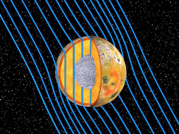 Un oceano di magma nel cuore della luna di Giove, Io (fonte: : NASA/JPL/University of Michigan/UCLA)