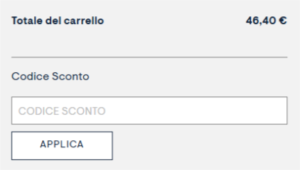 dove inserire il codice sconto elemis