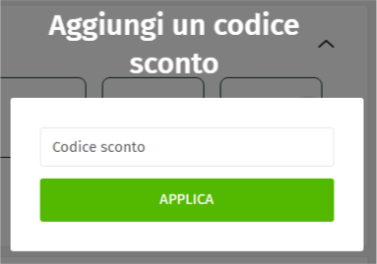 dove inserire il codice sconto everli