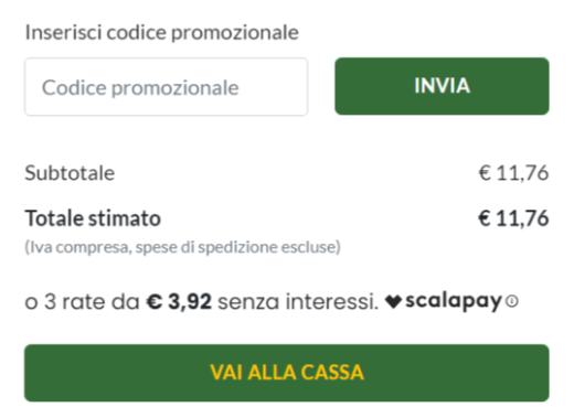 dove inserire il codice sconto isola dei tesori