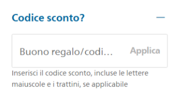 dove inserire il codice sconto philips