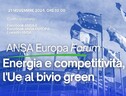 Il Forum Ansa su politiche green, energia e competitività (ANSA)