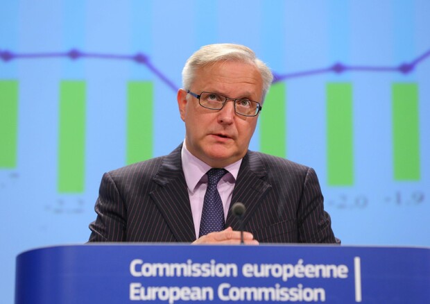 Il commissario Ue agli affari economici, Olli Rehn. © ANSA