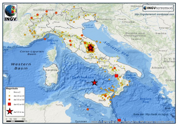 Ingv Terremoti Terremoto Mappa Ingv Con Zone Piu A Rischio Italia Era Porn Sex Picture 1698