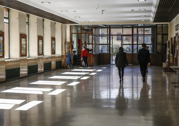 Aule vuote all'Università la Sapienza © ANSA