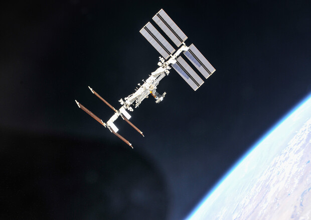 The space station Photo by Soyuz (Source: NASA) © Ansa