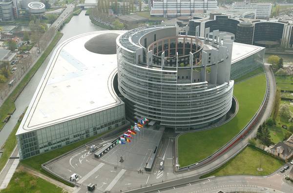 Il Parlamento europeo a Strasburgo