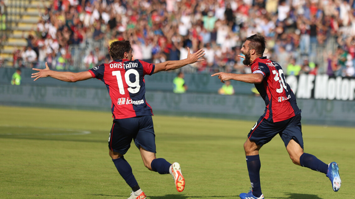 Cagliari-Frosinone 4-3 - RIPRODUZIONE RISERVATA