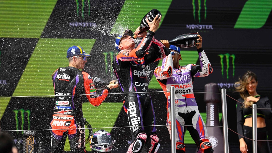 MOTO-PRIX-ESP-MOTOGP-RACE © ANSA/AFP