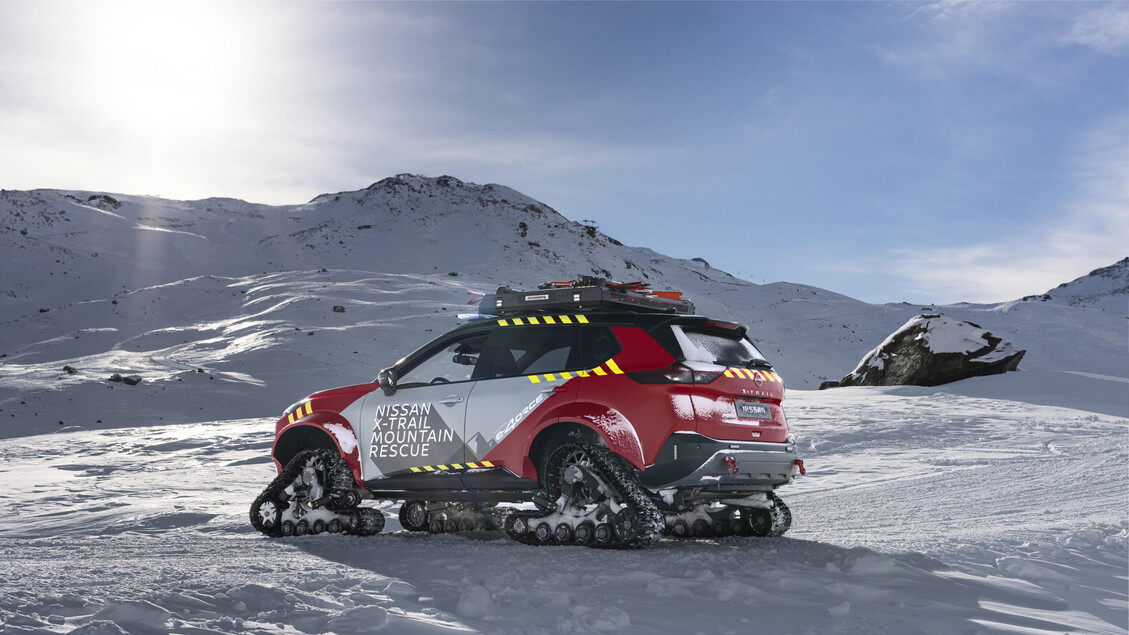 Nissan X-Trail Mountain Rescue: perfetta per la neve © ANSA/Web