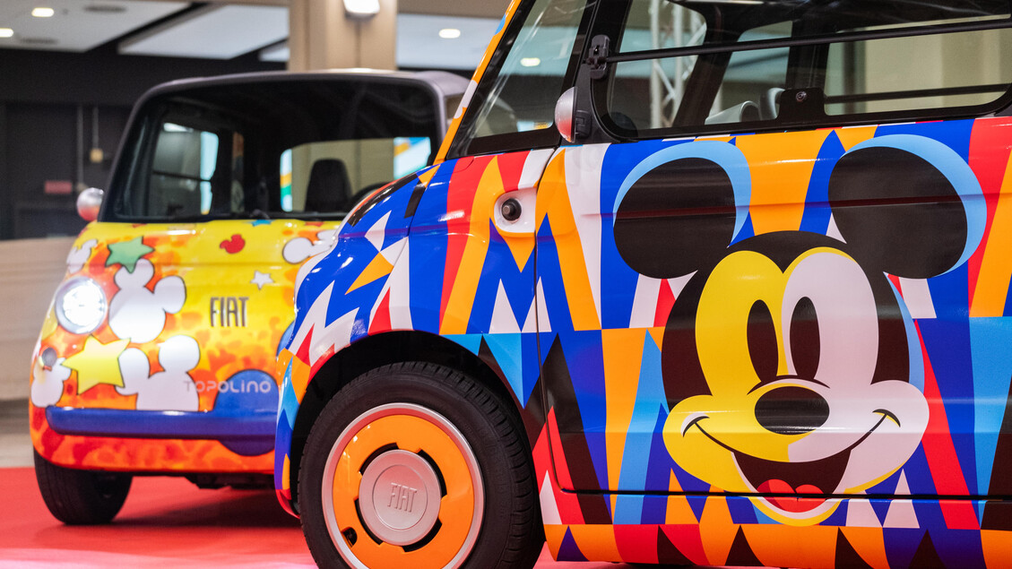 Le Topolino one-off dedicate a Mickey Mouse al Lingotto - RIPRODUZIONE RISERVATA