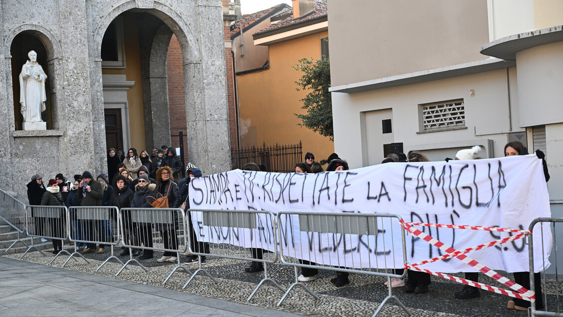 I FUNERALI DI GIOVANNA PEDRETTI - RIPRODUZIONE RISERVATA