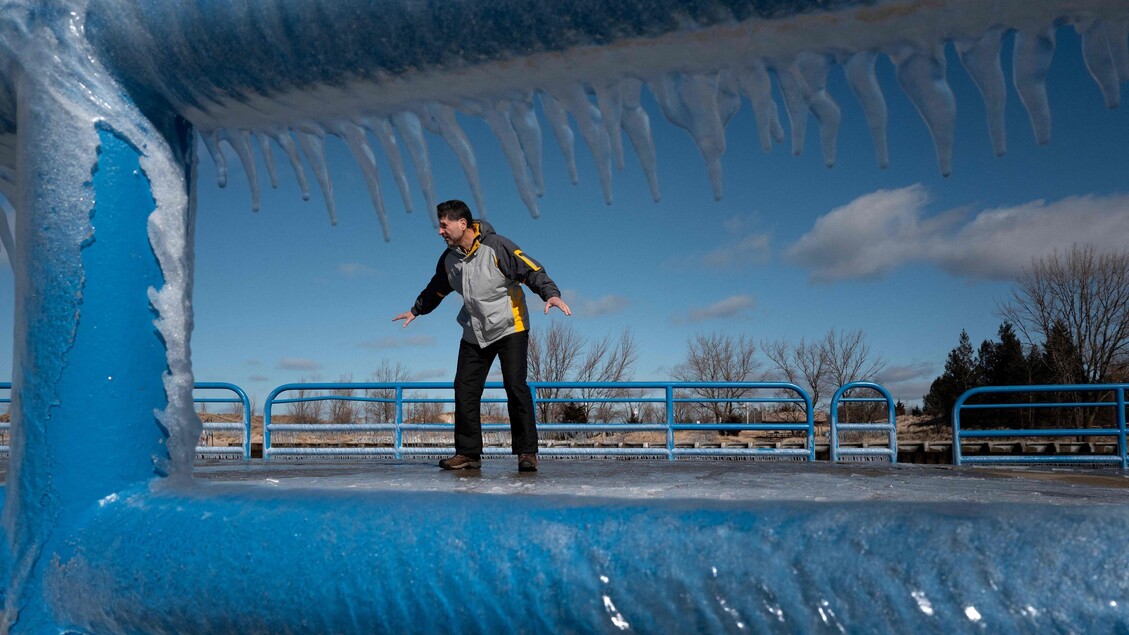 Usa: calo record di ghiaccio ai Grandi Laghi, -il 5% annuo dagli anni  '70 © ANSA/Getty Images via AFP