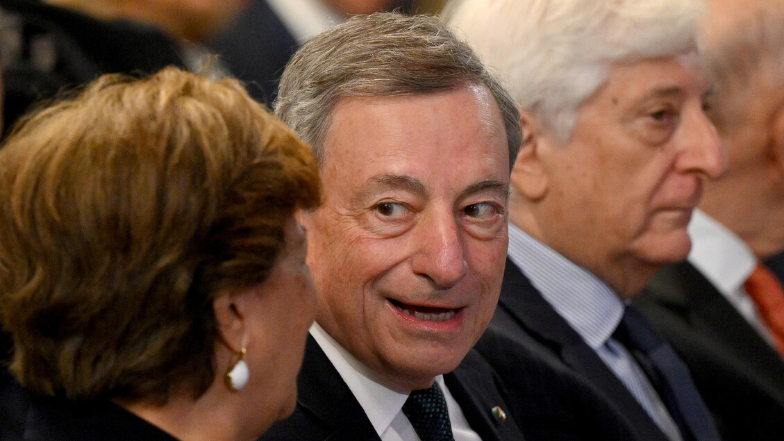 Mario Draghi, ex premier, e presidente della Bce - RIPRODUZIONE RISERVATA