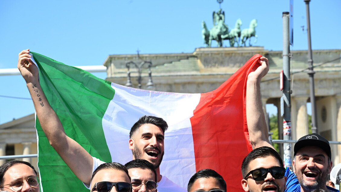 Euro 2024: tifosi italiani a Berlino