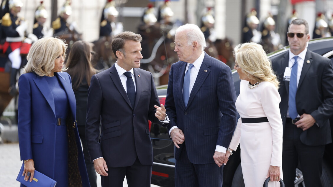 US President Joe Biden on state visit in France