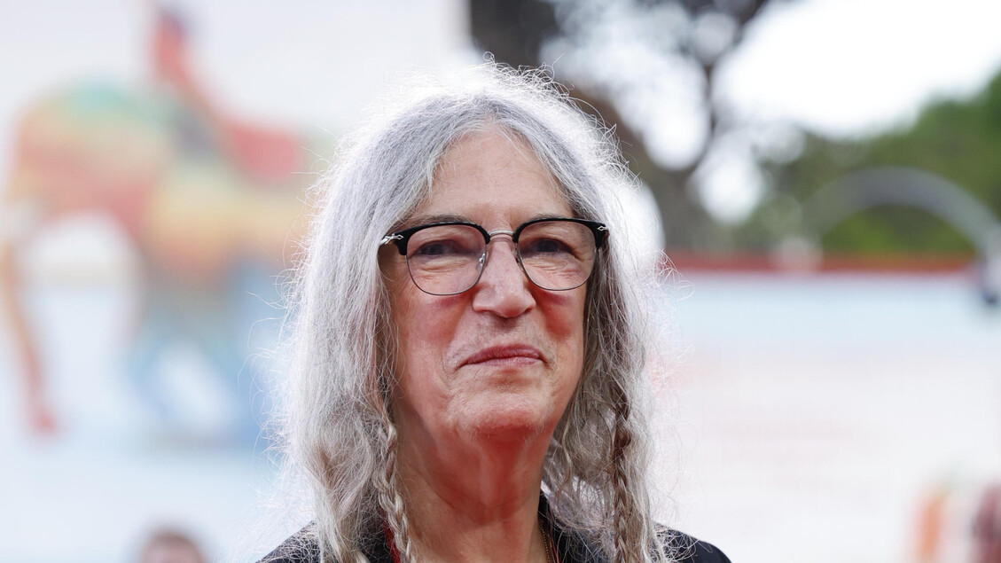 Patti Smith in Piazza San Marco a Venezia il 7 luglio