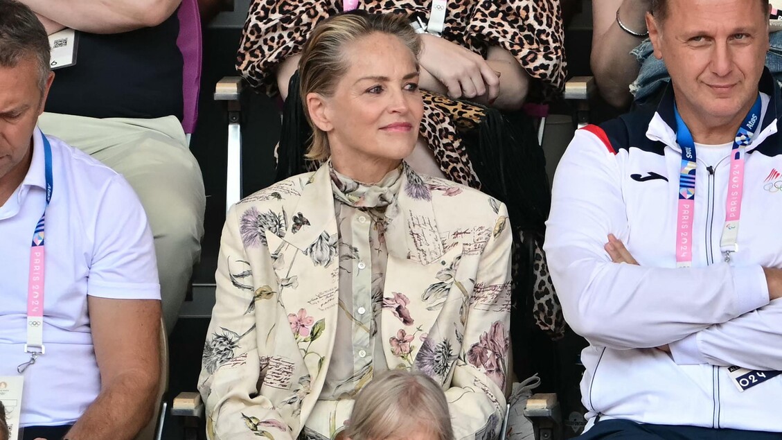 Tennis: Sharon Stone assiste a vittoria Djokovic