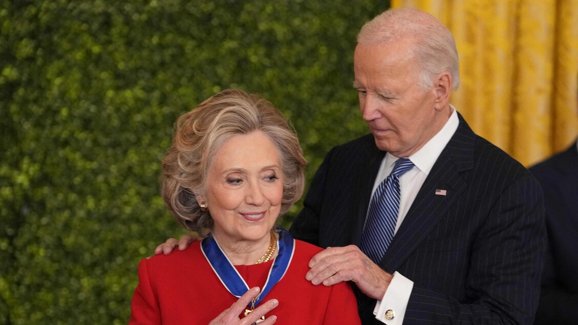 Hillary Clinton e Joe Biden