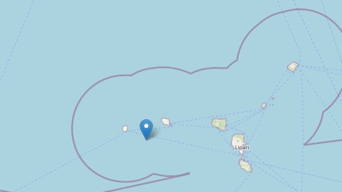 Terremoto: quattro scosse alle Eolie, la più forte di magnitudo 4.8