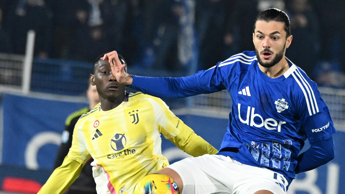 Serie A: in campo Como-Juventus 0-0 DIRETTA e  FOTO