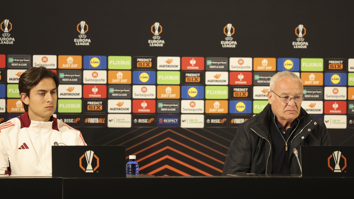 Europa League, Roma a Bilbao, Ranieri e Dybala: 'Dimentichiamo l'andata'