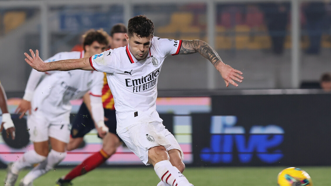 Soccer: Pulisic inspires Milan to comeback win at Lecce