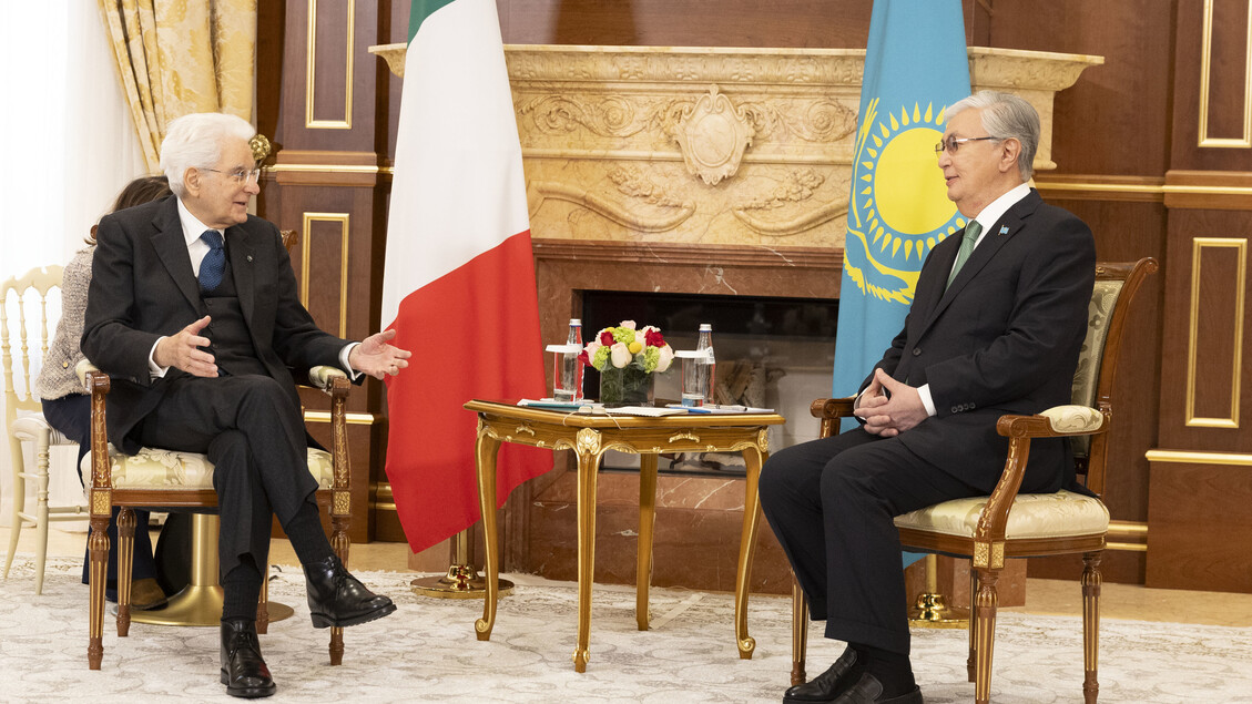 Mattarella ad Astana incontra presidente Kazakistan Tokayev