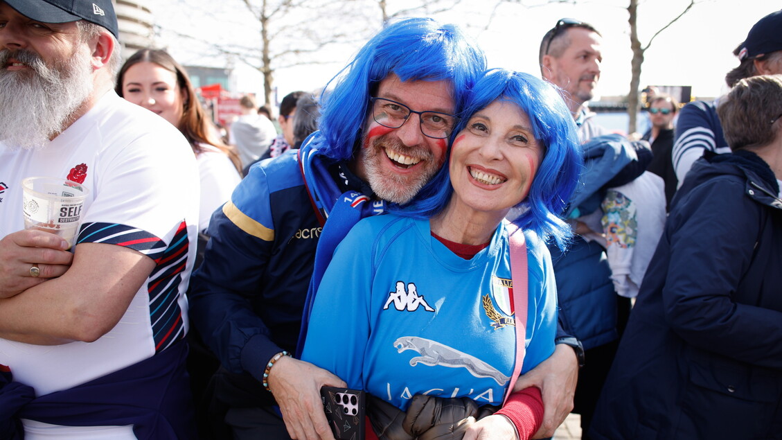 Rugby, tifosi italiani in Inghilterra per il Sei Nazioni