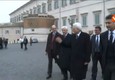 Mattarella tra applausi e richieste selfie © ANSA