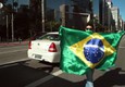 Brasile, manifestanti in piazza a sostegno di Bolsonaro © ANSA