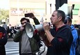 Genova, assemblea e corteo dei lavoratori delle riparazioni navali © ANSA