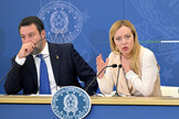 Giorgia Meloni e Matteo Salvini