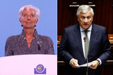 Lagarde e Tajani