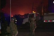 Violento incendio lambisce Valparaiso