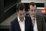 Tsipras a Strasburgo: l'austerità ha fallito