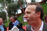 Roberto Benigni sul red carpet della Festa di Roma