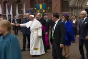 Il Papa con i reali di Svezia