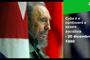 Le frasi storiche di Fidel Castro