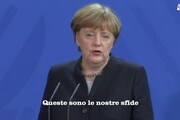 Merkel a Trump, noi padroni del nostro destino