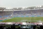 Nubifragio sullo stadio Olimpico, rinviata Lazio-Udinese