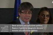 Puigdemont: Rajoy trovi una soluzione politica
