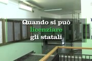 Quando si puo' licenziare gli statali