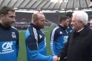 Mattarella all'Olimpico per 6 Nazioni rugby