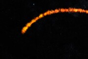 Spirale 'mortale' di una stella ingoiata da un buco nero (fonte: NASA Goddard Space Flight Center)