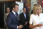 Macron vota a Le Touquet