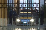 Silvio Berlusconi arriva a palazzo Grazioli per vertice centrodestra