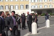 L'arrivo di Conte a Montecitorio