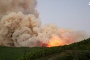 Ancora fiamme sul monte Serra e ad Avane