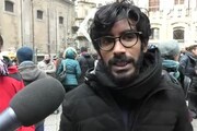 Sit in a Palermo con sindaco Orlando per i diritti umani